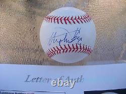 Stephen King Signed Official Major League Baseball Jsa Loa