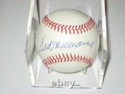TED WILLIAMS (Red Sox) Signed Official AMERICAN LEAGUE Baseball with UDA COA
