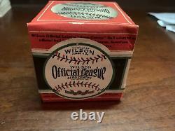 TEW THOS. E. Wilson Official League Baseball New Ball In Box RARE Vintage