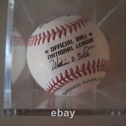 TONY BENNETT SIGNED AUTOGRAPHED Official Rawlings National League MLB BASEBALL