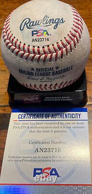 Tanner Bibee Signed Autographed Game Used Official Major League Baseball PSA/DNA