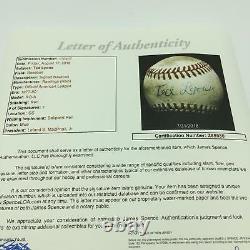 Ted Lyons Single Signed 1970's Official American League Baseball With JSA COA
