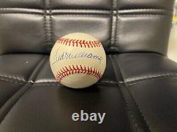 Ted Williams Autographed Official American League Baseball BAS AD69169