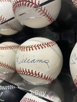 Ted Williams Autographed Official American League Baseball. COA. Hall Of Fame