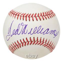 Ted Williams Red Sox Signed Official American League Baseball JSA LOA BB10637