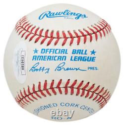 Ted Williams Red Sox Signed Official American League Baseball JSA LOA BB10637