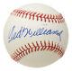Ted Williams Red Sox Signed Official American League Baseball PSA Auto 8 LOA