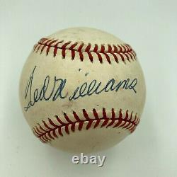 Ted Williams Signed Autographed Official American League Baseball JSA COA