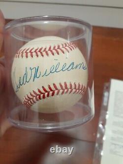 Ted Williams Signed Autographed Official American League Baseball JSA LOA