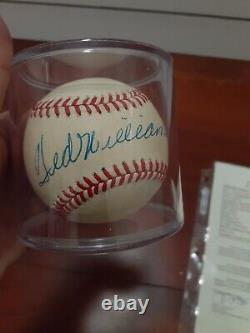Ted Williams Signed Autographed Official American League Baseball JSA LOA