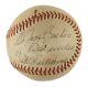 Ted Williams Signed Official American League Baseball (AUTO) JSA LOA