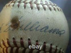 Ted Williams Signed Reach Official American League Harridge 1951-1958 Baseball