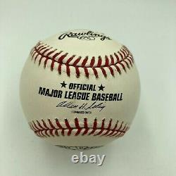 Tom Brady Signed Autographed Official Major League Baseball JSA Sticker