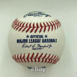 Tom Brady Single Signed Autographed Official Major League Baseball Fanatics COA