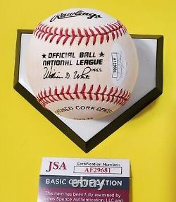 Tom Seaver Autographed Signed Rawlings Official National League Baseball JSA COA