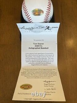 Tom Seaver Signed Autographed Official Major League Baseball 3640k RJ COA Mets