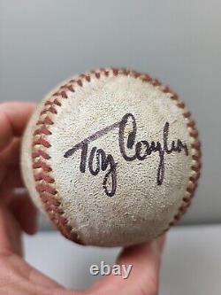 Tony Conigliaro Signed Baseball Red Sox Spalding Official League Ball