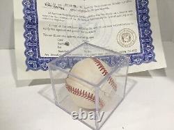 Tony Gwynn Autographed Official League Baseball MLB COA American Authentication