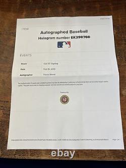 Trevor Bauer Signed Official Major League Baseball MLB Holo Indians Autographed
