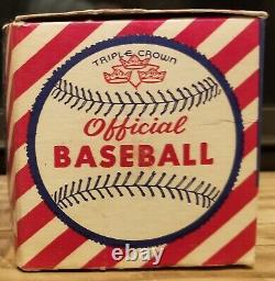 Triple Crown Official Central States League Baseball With Box No. 7020