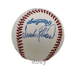 Triple Crown Winners Signed Rawlings Official American League Baseball 4 sign