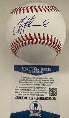 Troy Aikman Signed Official Major League Baseball BAS COA Autograph #BD890129 MT