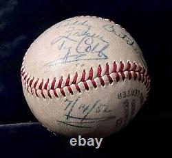Ty Cobb Signed Official League Baseball. PSA/DNA. High Grade Auto