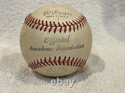 VINTAGE 1948-52 Wilson Official American Association Baseball, Bruce Dudley Pres