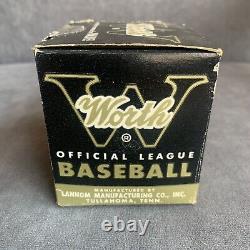 VINTAGE WORTH 10-CC Official League Baseball SEALED Unopened Orig Box Antique