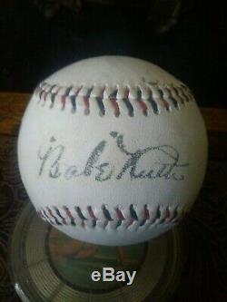 VTG 1920's BABE RUTH signed Draper & Maynard Official League Baseball REPLICA