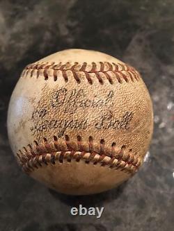 Vintage 1900's Official League Ball baseball Mlb Major League Baseball Game Used