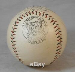 Vintage 1920s-1930s Spalding Official National League Baseball No 1 John Heydler