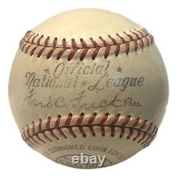 Vintage 1949-51 Official National League Baseball With Original Bag Ford Frick