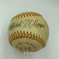 Vintage 1950's Willie Mays Signed Official Minor League Baseball PSA DNA COA