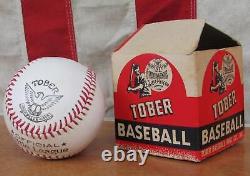 Vintage 1950s Tober Official Little League Baseball Original Retail Box (1) Ball