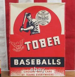 Vintage 1950s Tober Official Little League Baseball Original Retail Box (1) Ball