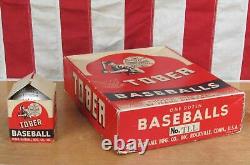 Vintage 1950s Tober Official Little League Baseball Original Retail Box (1) Ball