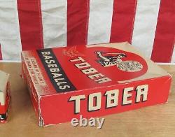 Vintage 1950s Tober Official Little League Baseball Original Retail Box (1) Ball