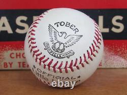 Vintage 1950s Tober Official Little League Baseball Original Retail Box (1) Ball