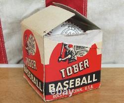 Vintage 1950s Tober Official Little League Baseball Original Retail Box (1) Ball