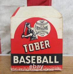 Vintage 1950s Tober Official Little League Baseball Original Retail Box (1) Ball