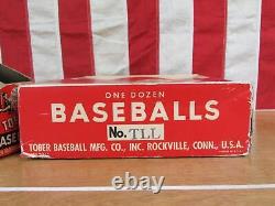 Vintage 1950s Tober Official Little League Baseball Original Retail Box (1) Ball