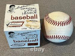 Vintage 1960s Ted Williams Official Little League Baseball Sears in box NOS