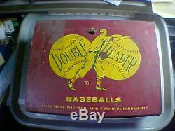 Vintage 50's Double Header Official Babe Ruth League Baseball # 93 Store Display