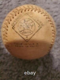 Vintage Baseball Ball, Official Pony League With Autograph, Yogi Berra