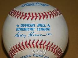 Vintage New York Yankee Phil Rizzuto Signed Official American League Baseball