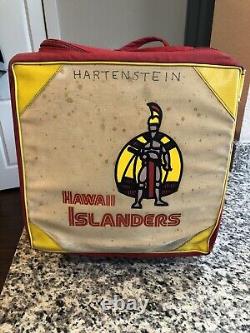 Vintage Official 1980's Hawaii Islanders Minor League BaseballTeam Equipment Bag