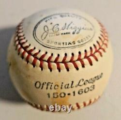 Vintage Official League Baseball 150-1603 J. C. Higgins Rare