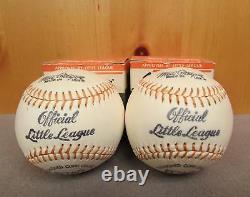 Vintage Pair of 1960s MacGregor Official Little League Baseballs New in Box B76C