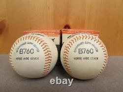 Vintage Pair of 1960s MacGregor Official Little League Baseballs New in Box B76C